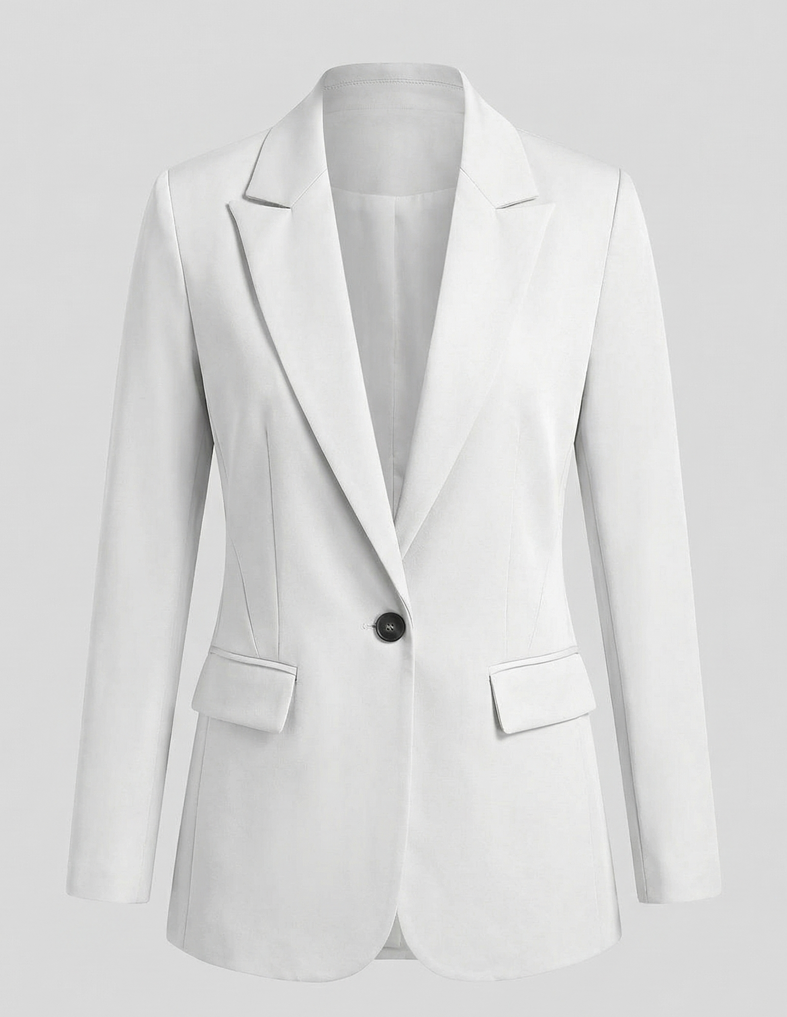 Elegant Women's Blazer-velvets-fashion20251113-Calm Wears-White-S-Calm Wears