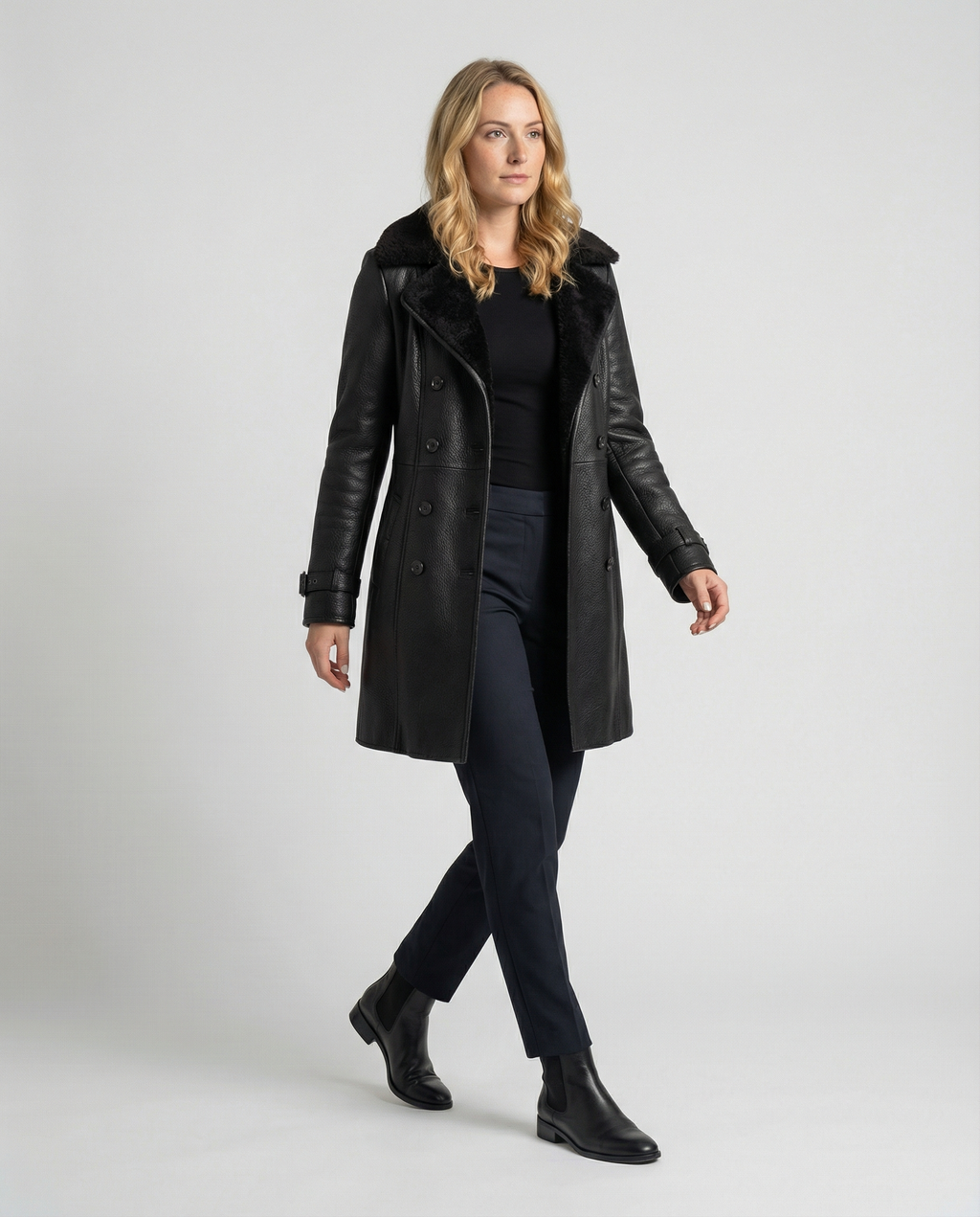 Elegant women's fashion coat-bleuvre20240925-Calm Wears-Black-S-Calm Wears