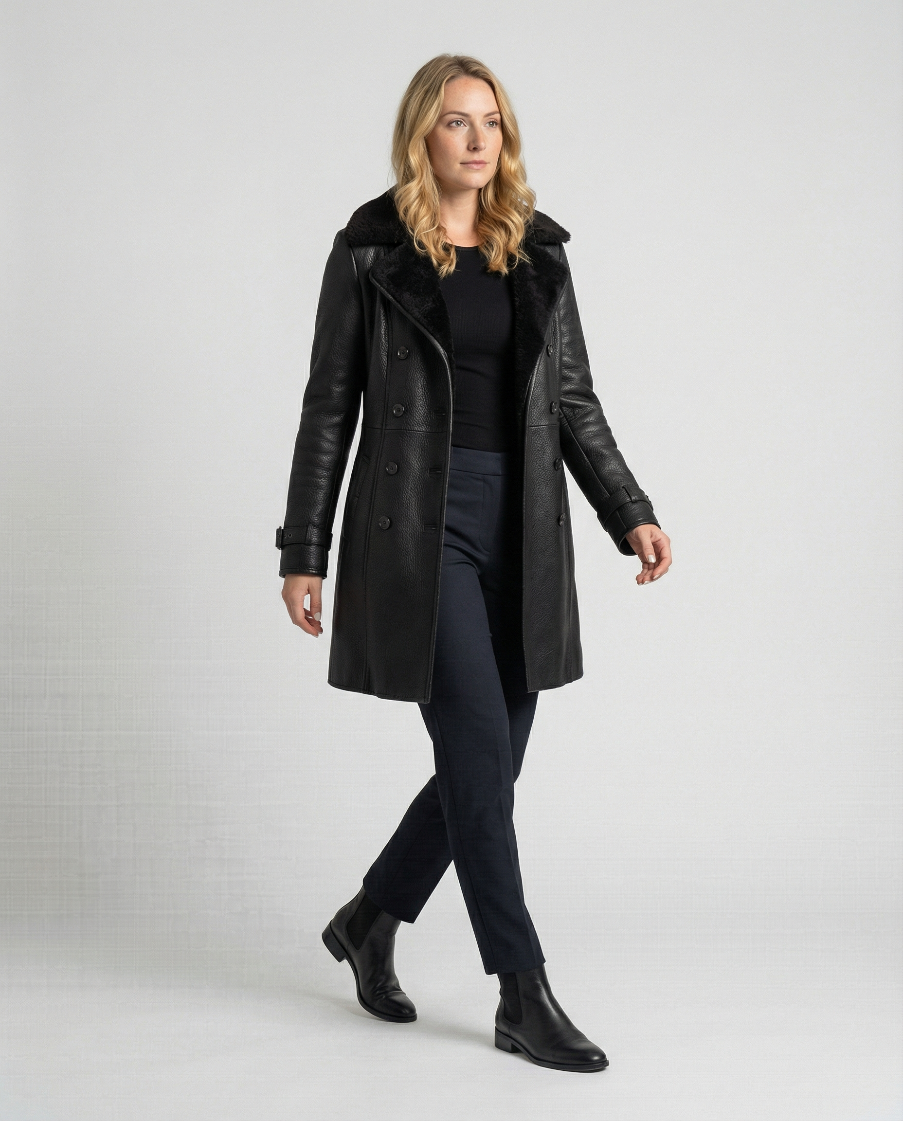 Elegant women's fashion coat-bleuvre20240925-Calm Wears-Black-S-Calm Wears