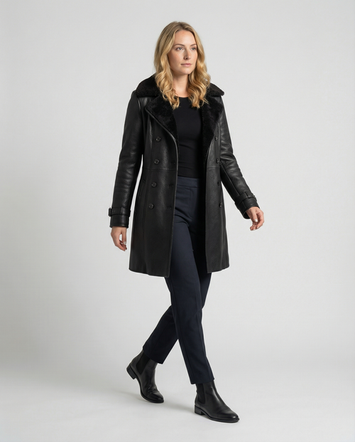 Elegant women's fashion coat-bleuvre20240925-Calm Wears-Black-S-Calm Wears