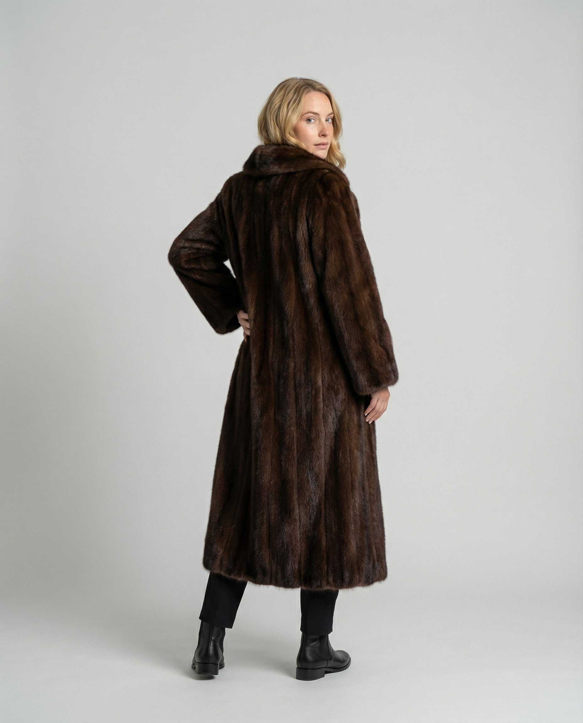 Elegant Women's Faux Fur Coat Winter-https://detail.1688.com/offer/867341228196.html-Calm Wears-Brown-S-Calm Wears