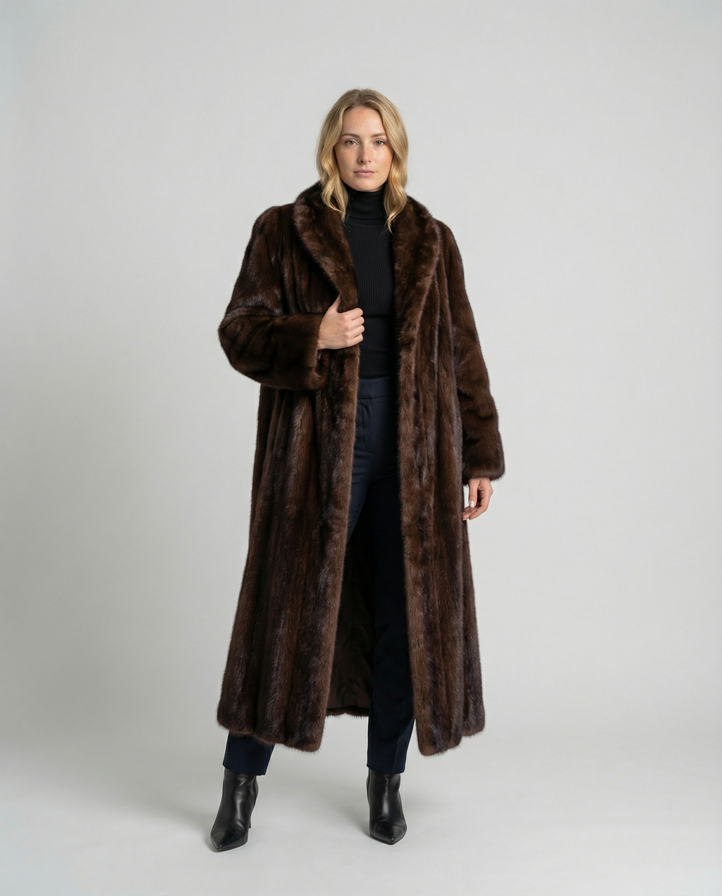 Elegant Women's Faux Fur Coat Winter-https://detail.1688.com/offer/867341228196.html-Calm Wears-Brown-S-Calm Wears