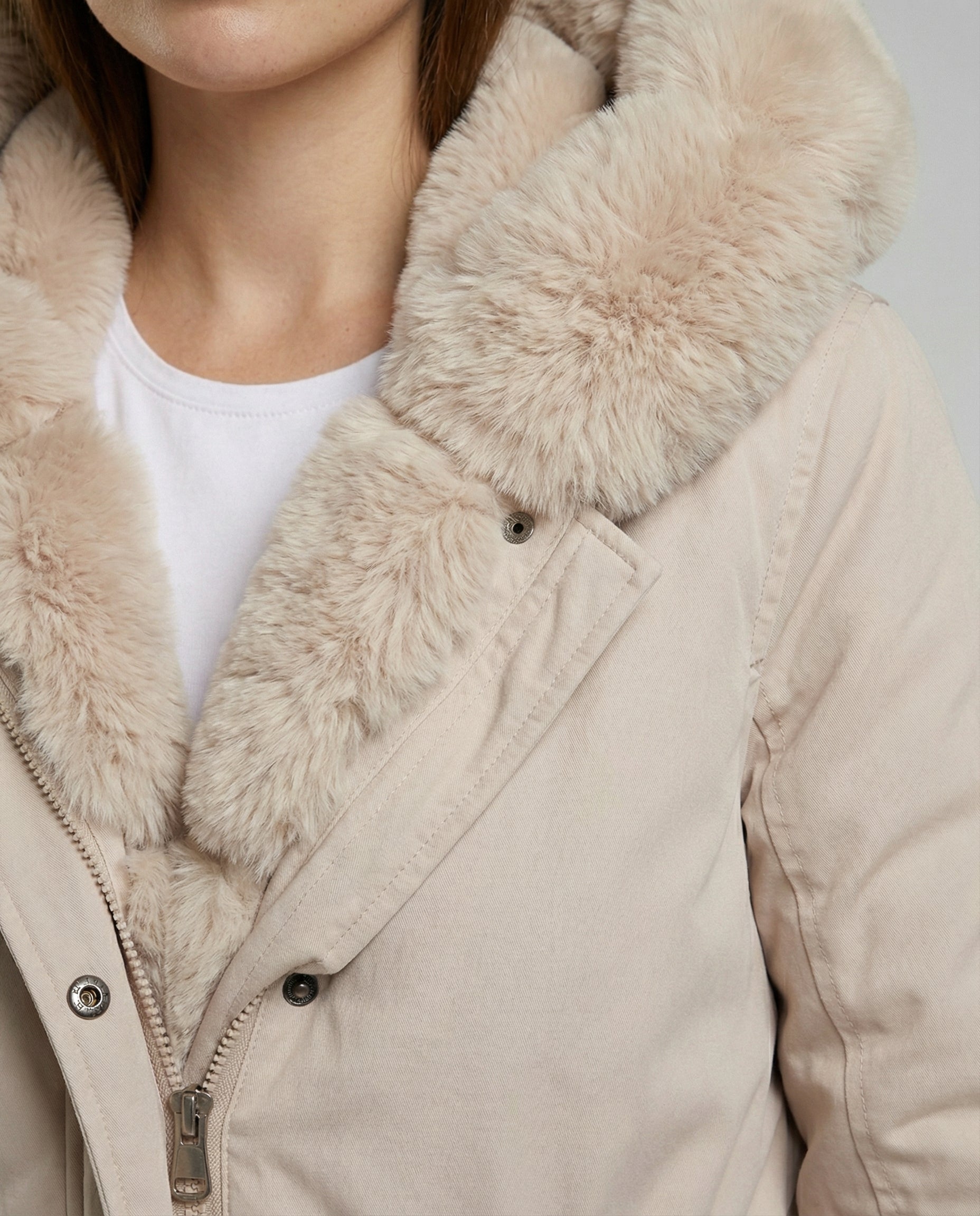 Elegant Women's Faux Fur Jacket-luna20251114-Calm Wears-Apricot-S-Calm Wears