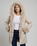 Elegant Women's Faux Fur Jacket-luna20251114-Calm Wears-Apricot-S-Calm Wears