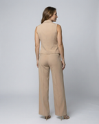 Elegant women's suit set-jessmarcy20250304-Calm Wears-Beige-XS-Calm Wears