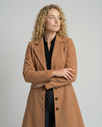 Elegant women's wool coat winter-https://detail.1688.com/offer/732138235917.html-Calm Wears-Brown-S-Calm Wears