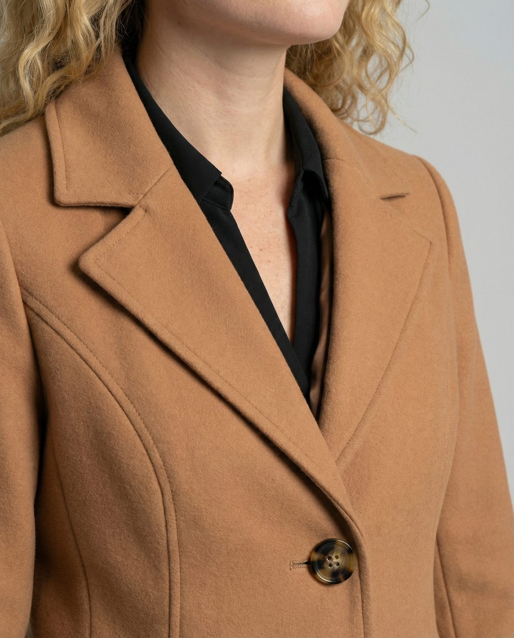 Elegant women's wool coat winter-https://detail.1688.com/offer/732138235917.html-Calm Wears-Brown-S-Calm Wears