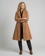 Elegant women's wool coat winter-https://detail.1688.com/offer/732138235917.html-Calm Wears-Brown-S-Calm Wears