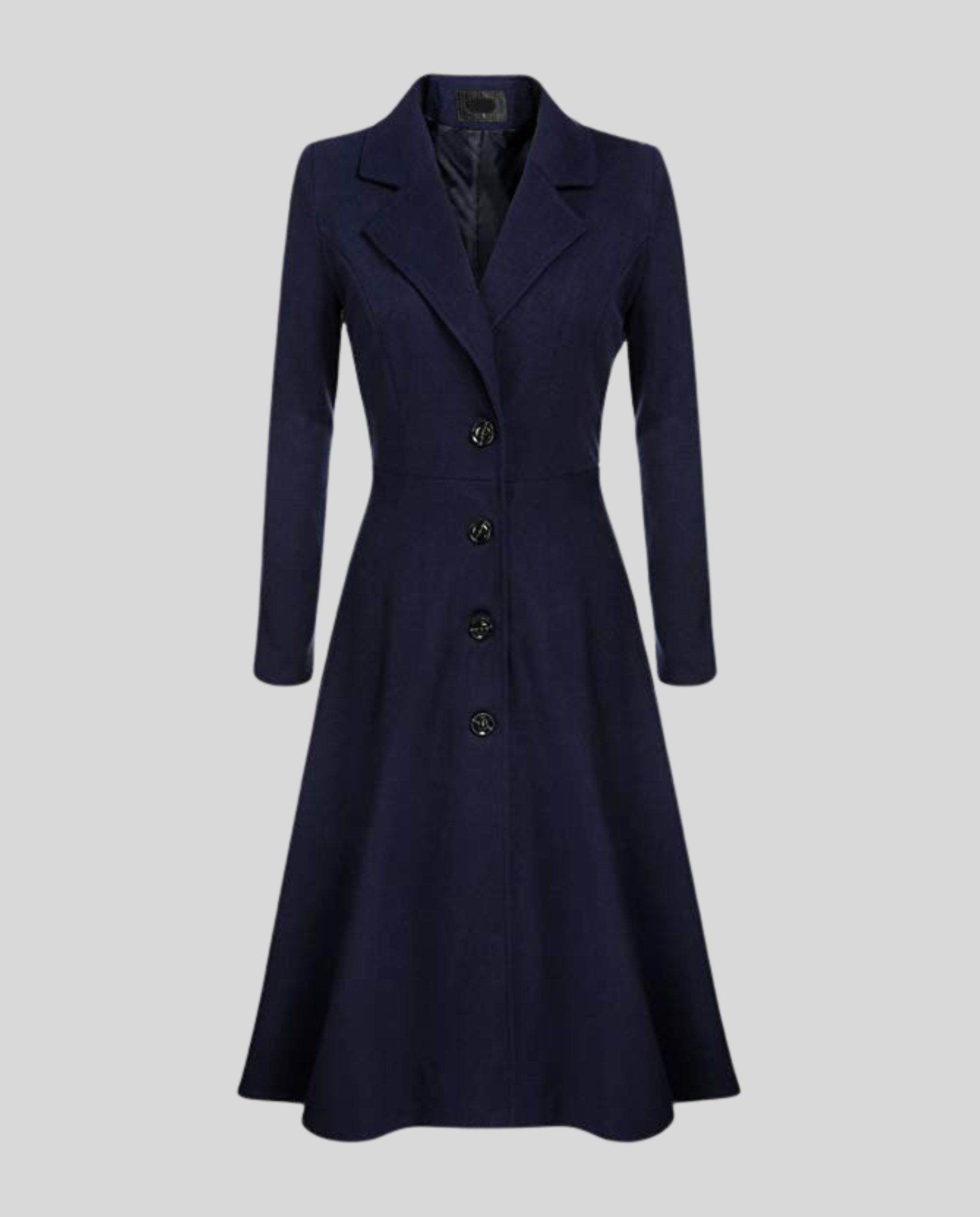 Elegant women's wool coat winter-https://detail.1688.com/offer/732138235917.html-Calm Wears-Dark blue-S-Calm Wears