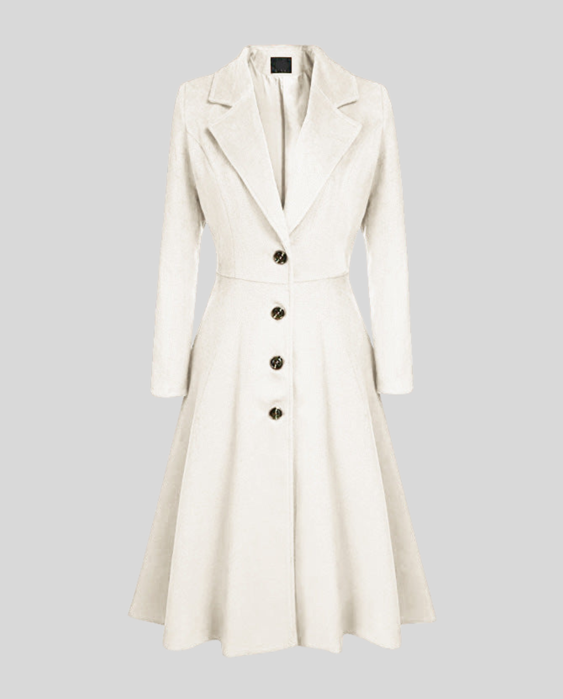 Elegant women's wool coat winter-https://detail.1688.com/offer/732138235917.html-Calm Wears-White-S-Calm Wears