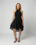 Enchanting Ruffled Summer Dress Women-amelie amsterdam20240830-Calm Wears-Black-S-Calm Wears