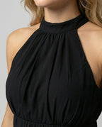 Enchanting Ruffled Summer Dress Women-amelie amsterdam20240830-Calm Wears-Black-S-Calm Wears