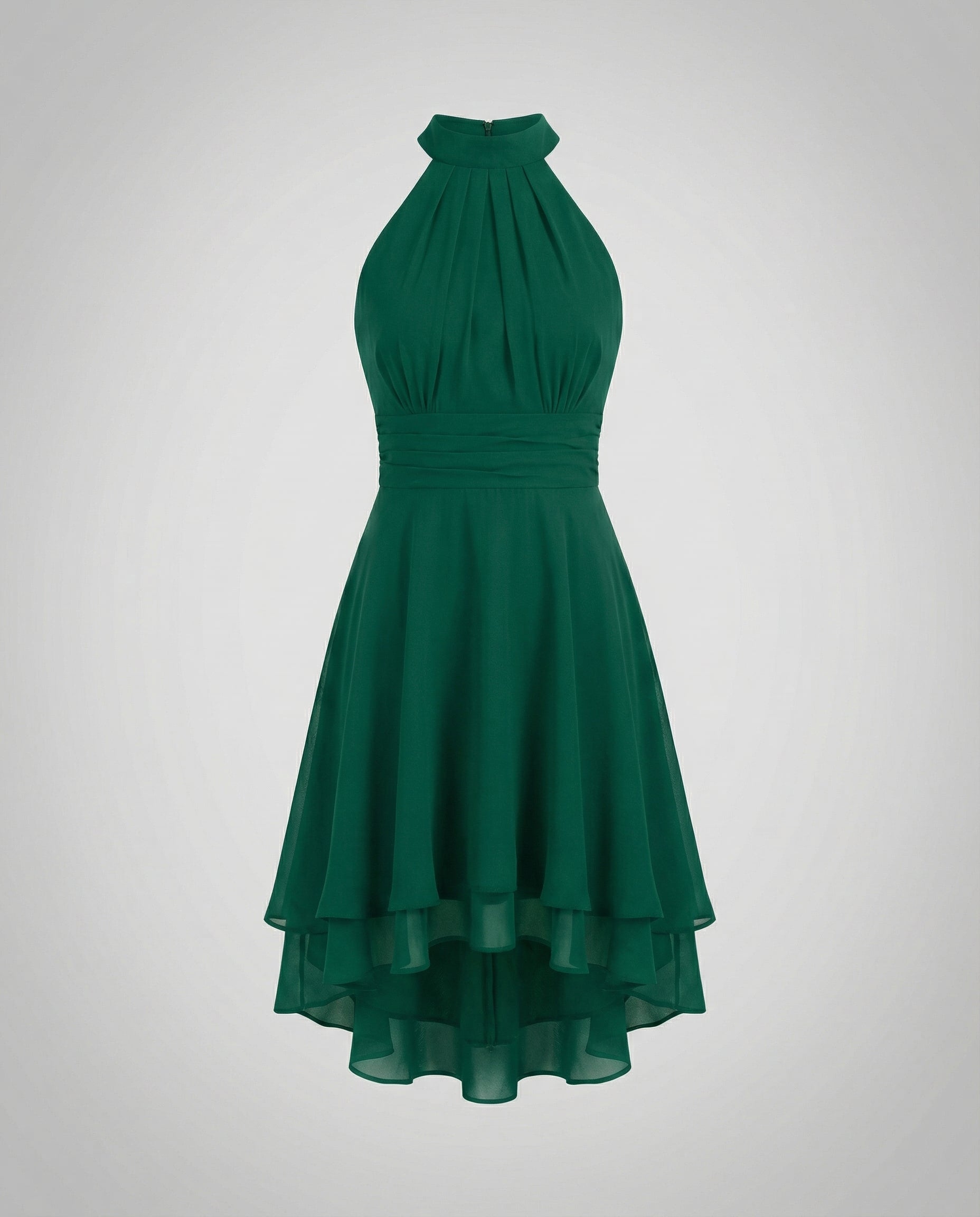 Enchanting Ruffled Summer Dress Women-amelie amsterdam20240830-Calm Wears-Green-S-Calm Wears