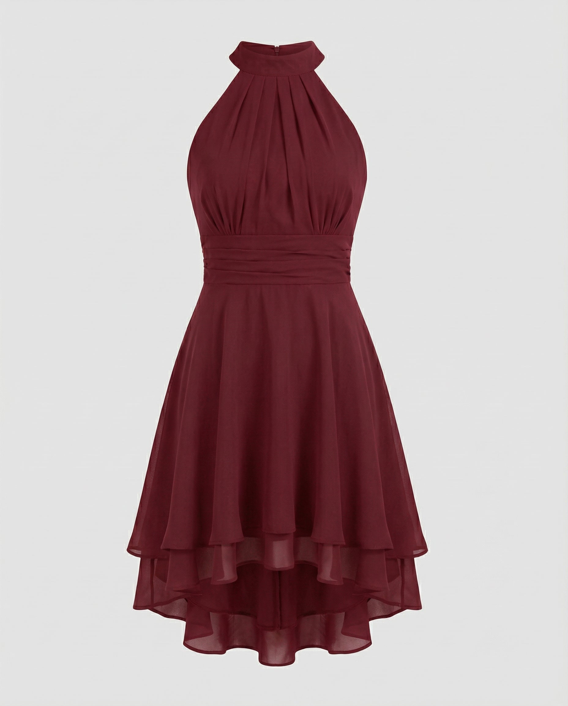 Enchanting Ruffled Summer Dress Women-amelie amsterdam20240830-Calm Wears-Red-S-Calm Wears