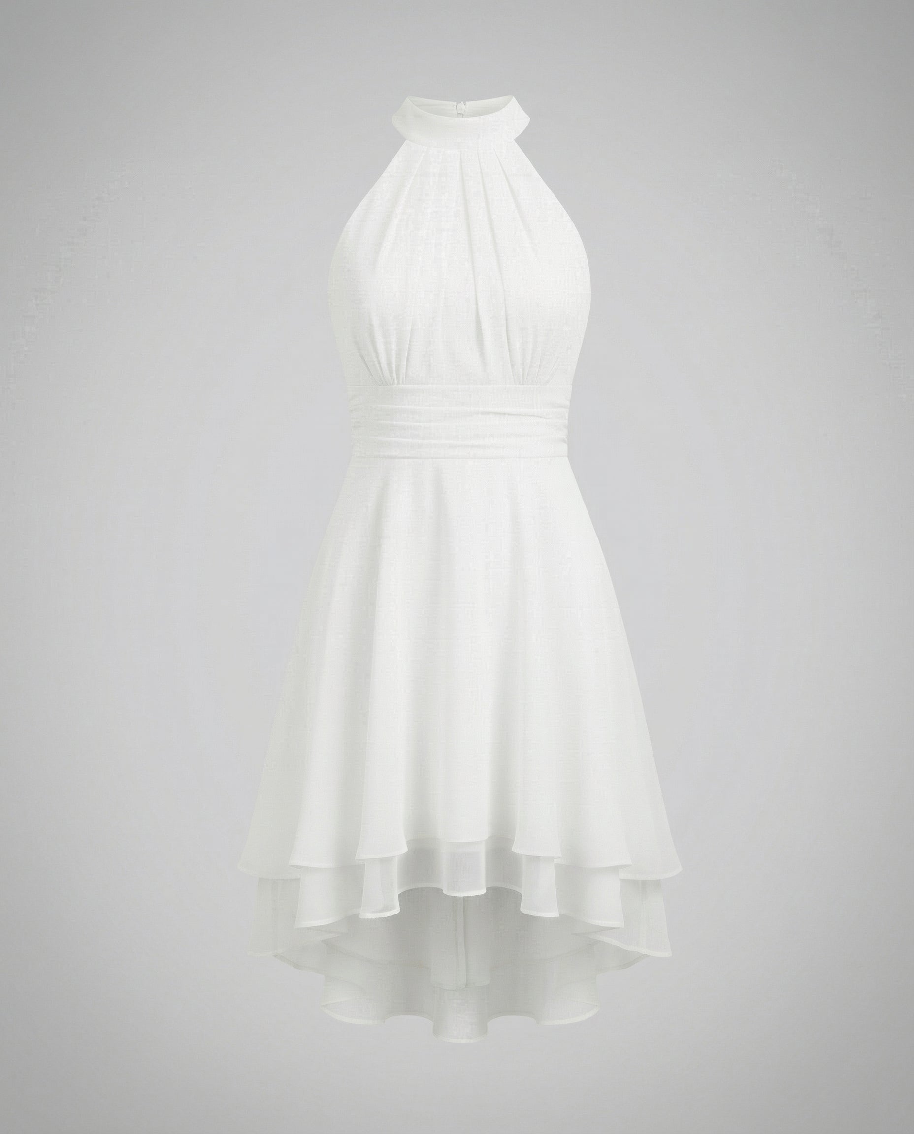 Enchanting Ruffled Summer Dress Women-amelie amsterdam20240830-Calm Wears-White-S-Calm Wears
