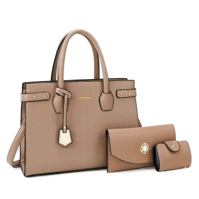 Rectangular Shoulder Bag in Leather-dione couture20260421-Calm Wears-Khaki-Calm Wears