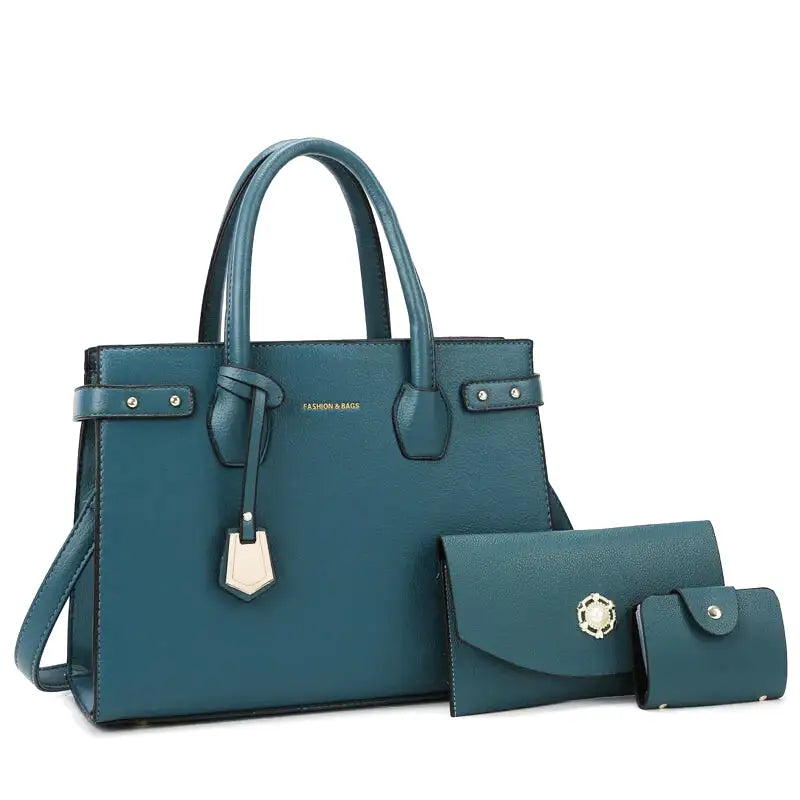 Rectangular Shoulder Bag in Leather-dione couture20260421-Calm Wears-Green-Calm Wears
