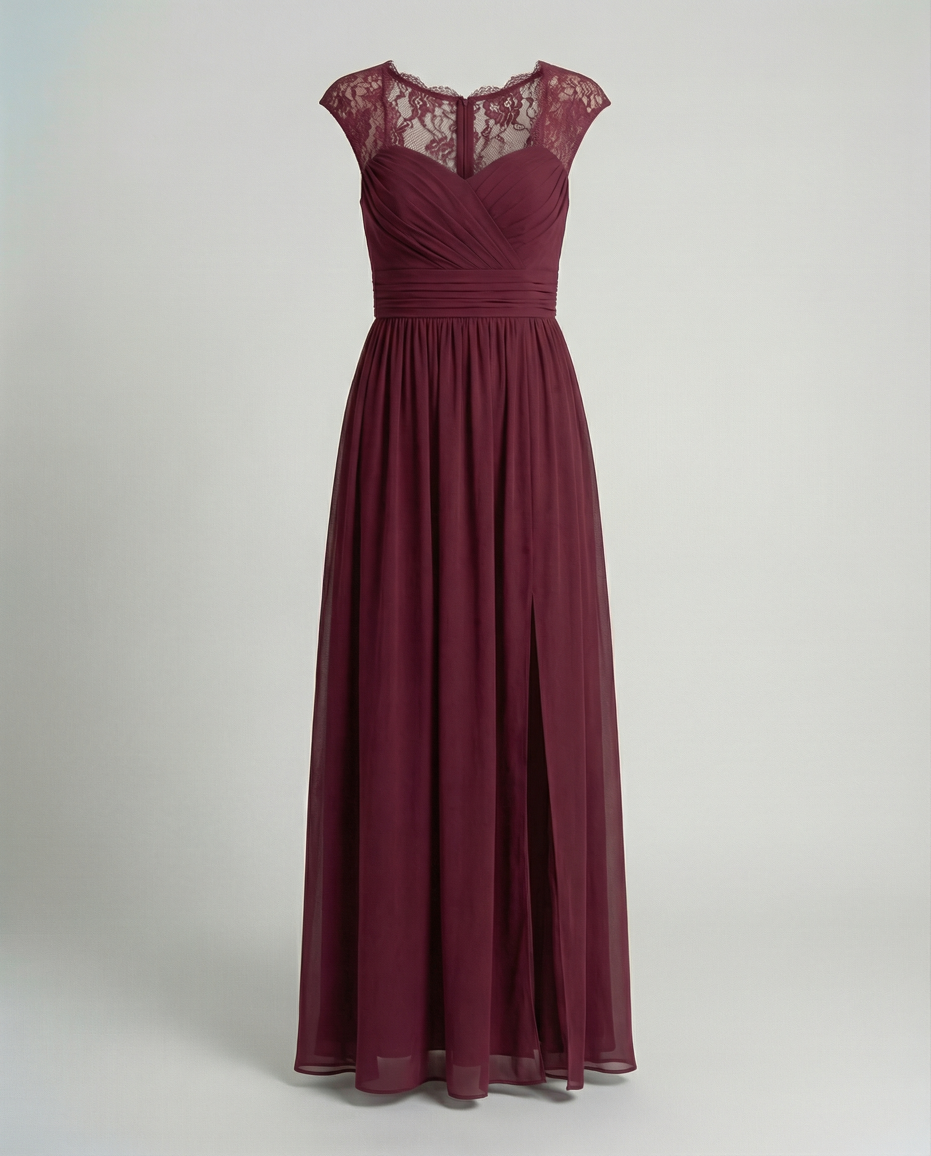 Evening dress women V-neck-https://detail.1688.com/offer/675064902852.html-Calm Wears-Wine red-S-Calm Wears