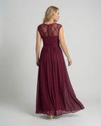 Evening dress women V-neck-https://detail.1688.com/offer/675064902852.html-Calm Wears-Wine red-S-Calm Wears