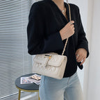 Beige shoulder bag