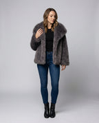 Faux-Fur Shawl Collar Jacket-classylooker20251202-Calm Wears-Gray-XS-Calm Wears