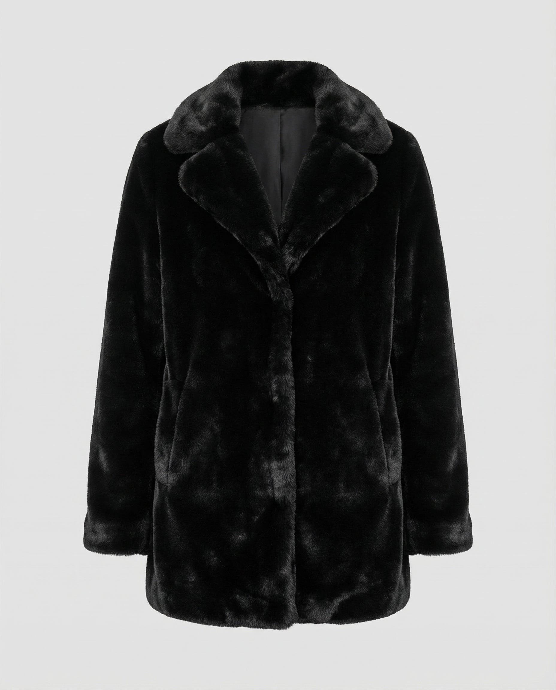 Faux Fur Winter Jacket Women-fashable20251108-Calm Wears-Black-S-Calm Wears