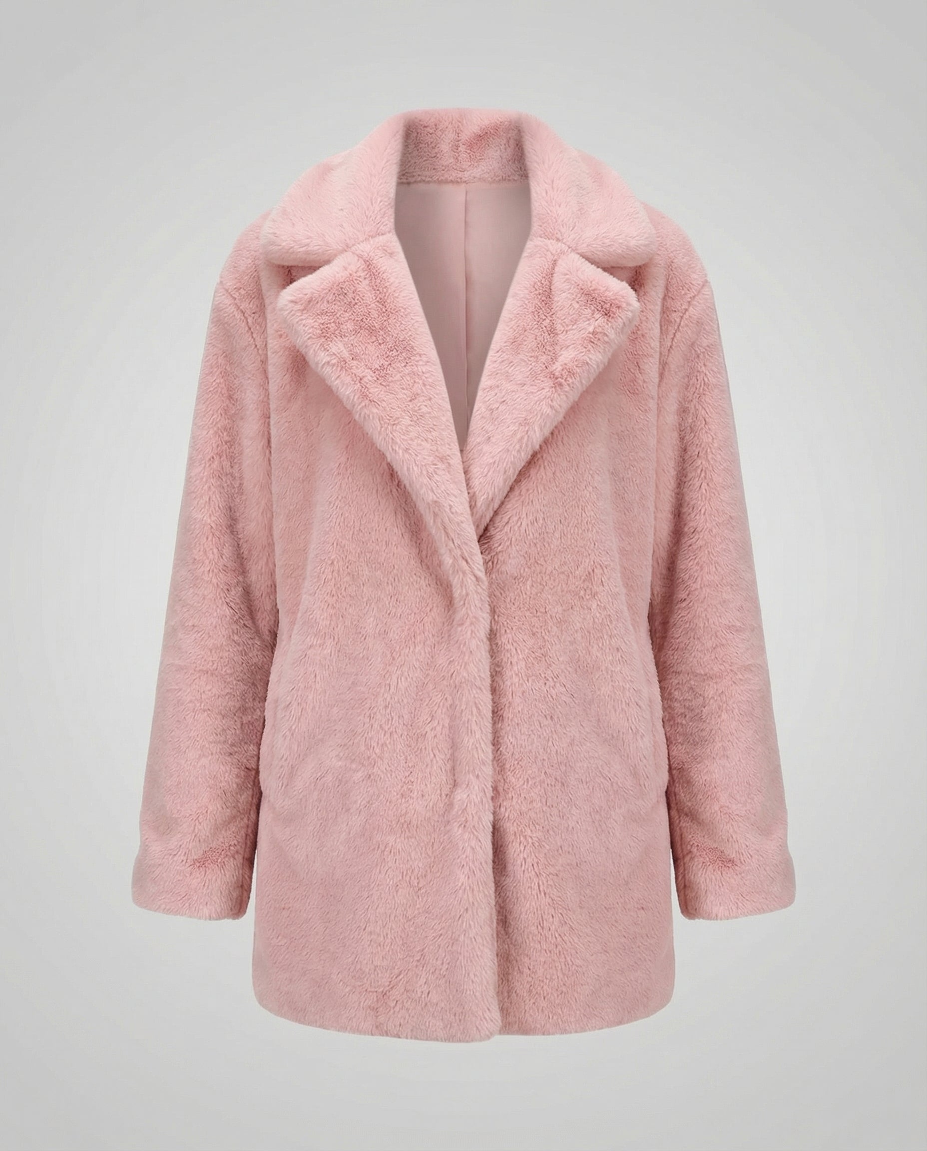 Faux Fur Winter Jacket Women-fashable20251108-Calm Wears-Pink-S-Calm Wears