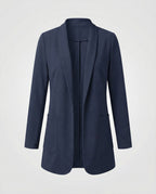 Figure-enhancing Elegant Women's Blazer-vendorra20241127-Calm Wears-Black-M-Calm Wears