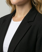 Figure-enhancing Elegant Women's Blazer-vendorra20241127-Calm Wears-Black-M-Calm Wears