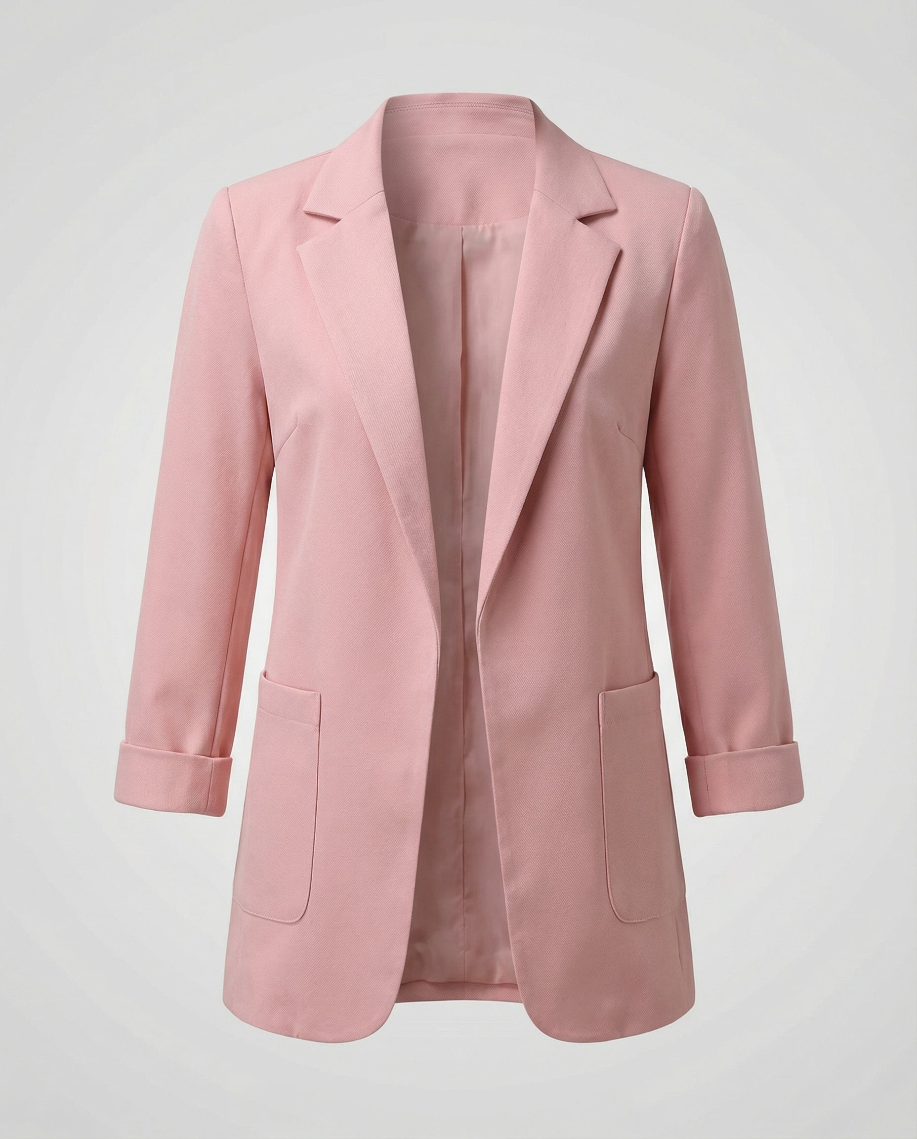 Figure-enhancing Elegant Women's Blazer-vendorra20241127-Calm Wears-Pink-M-Calm Wears