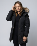 Fleece-lined Warm Women's Parka-luna20251114-Calm Wears-Black-S-Calm Wears