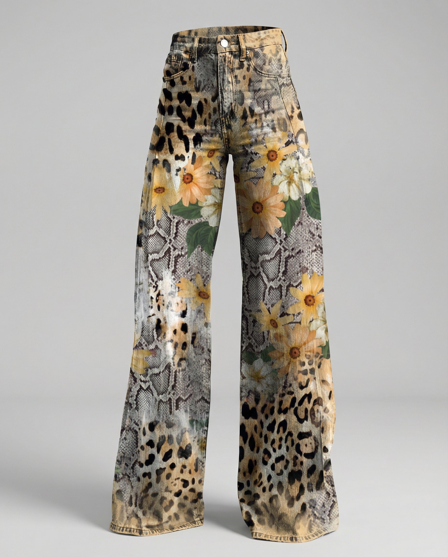 Floral Wide Women's Jeans-haven-mode20250212-Calm Wears-Leopard-S-Calm Wears