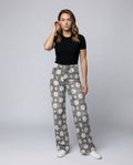 Floral Wide Women's Jeans-haven-mode20250212-Calm Wears-White Flowers-S-Calm Wears