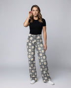 Floral Wide Women's Jeans-haven-mode20250212-Calm Wears-White Flowers-S-Calm Wears