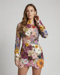 Floral Women's Mini Dress-cloatz20240821-Calm Wears-Pink-XS-Calm Wears