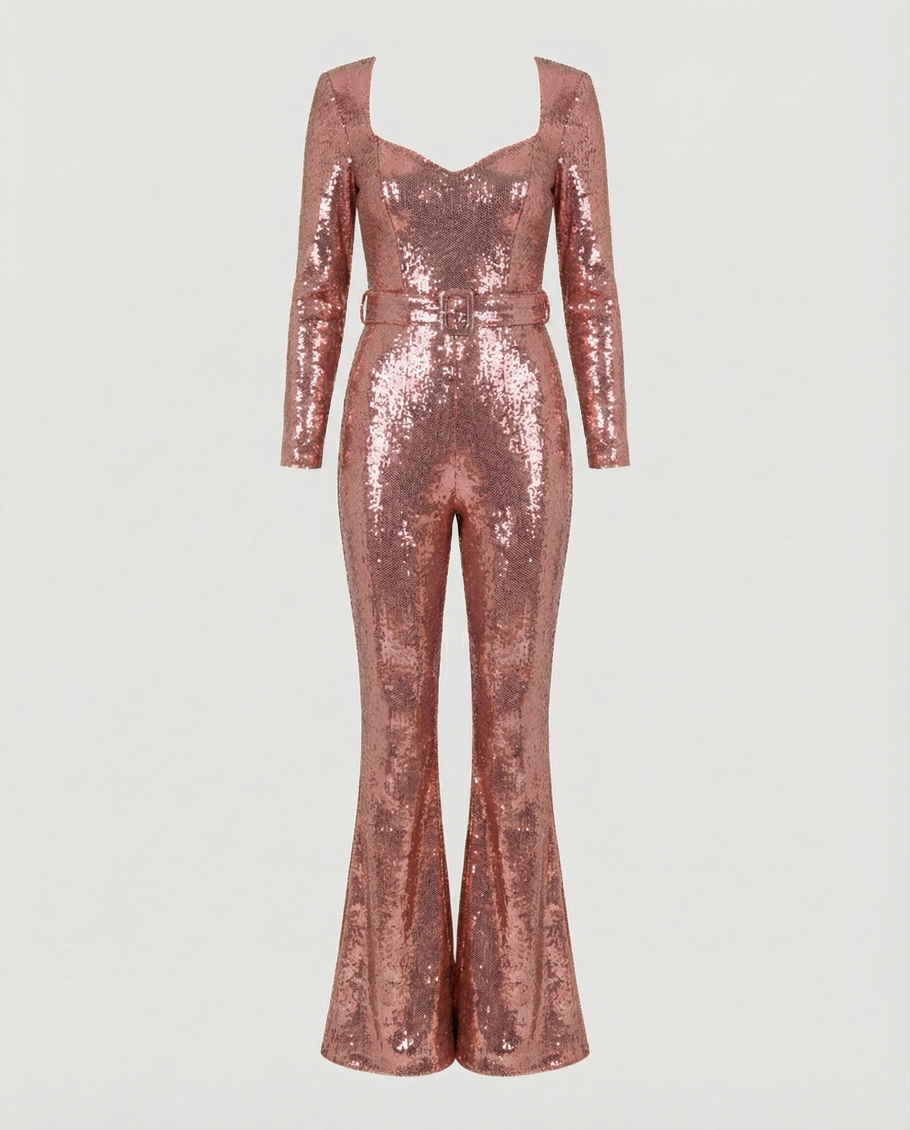 Glamorous sequin jumpsuit women-https://detail.1688.com/offer/693692644639.html-Calm Wears-Beige-S-Calm Wears