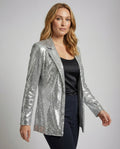 Glamorous Sequin Lapel Blazer-prime amsterdam nederland20251114-Calm Wears-Silver-S-Calm Wears