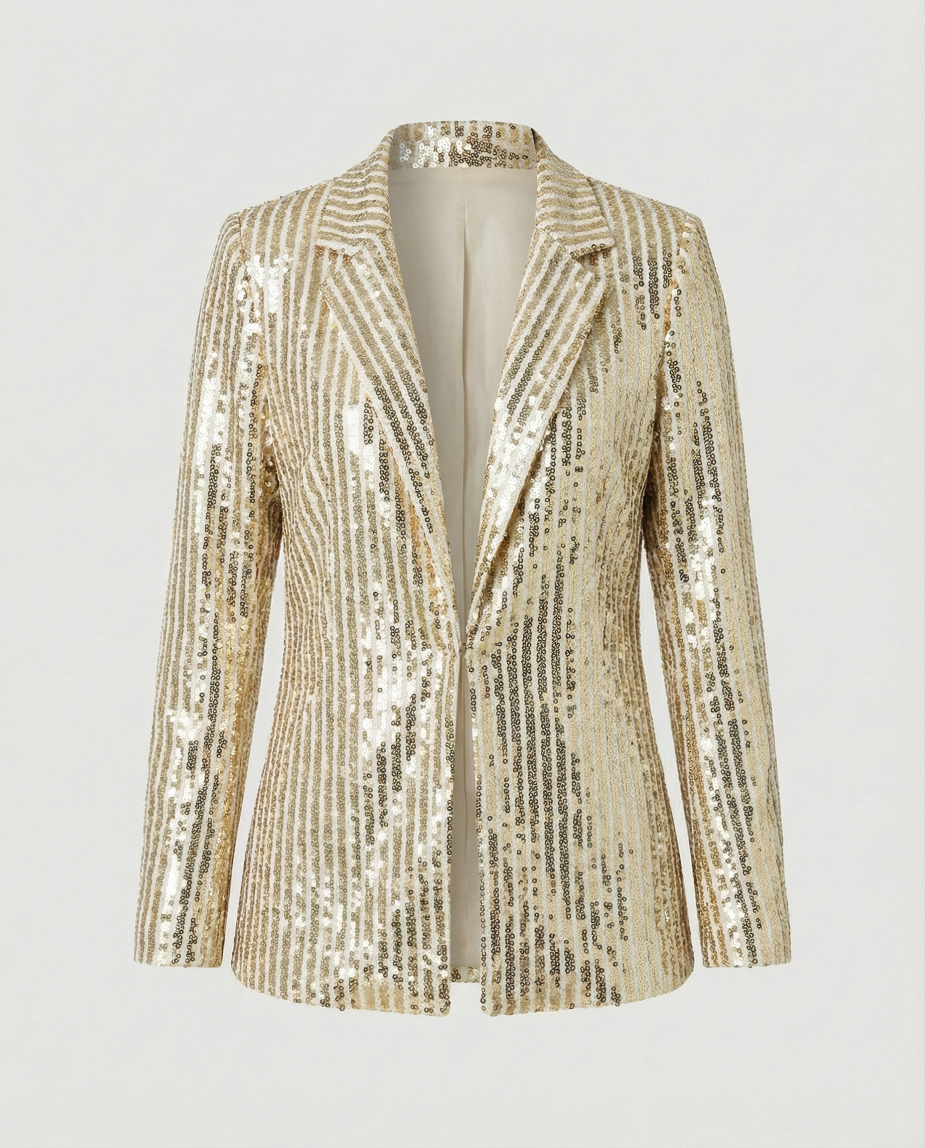 Glamour Sequin Women's Blazer-mullers-modehaus20251103-Calm Wears-Gold-S-Calm Wears