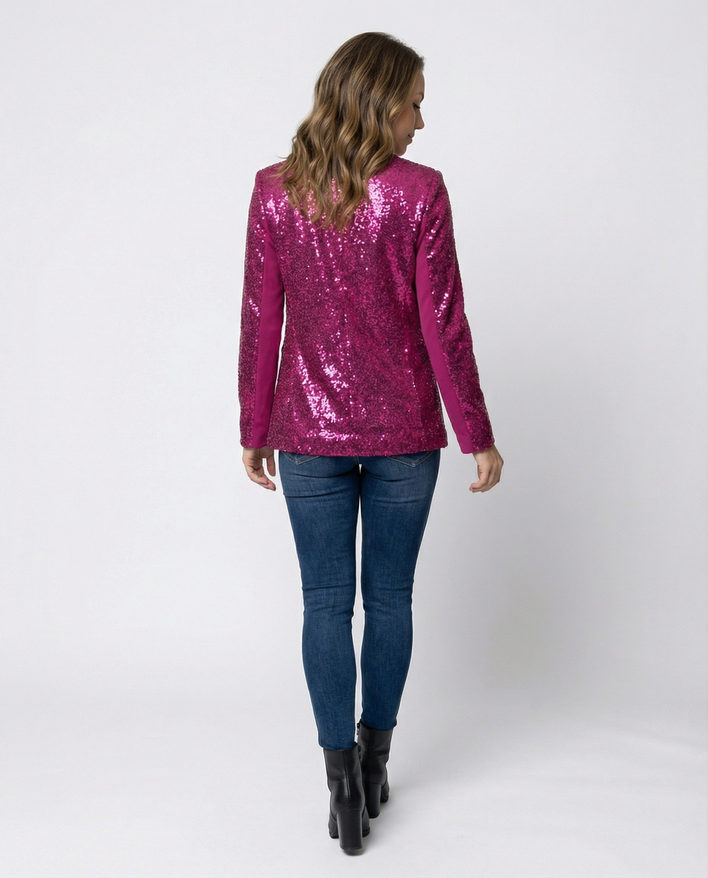 Glamour Sequin Women's Blazer-mullers-modehaus20251103-Calm Wears-Violet-S-Calm Wears
