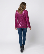 Glamour Sequin Women's Blazer-mullers-modehaus20251103-Calm Wears-Violet-S-Calm Wears