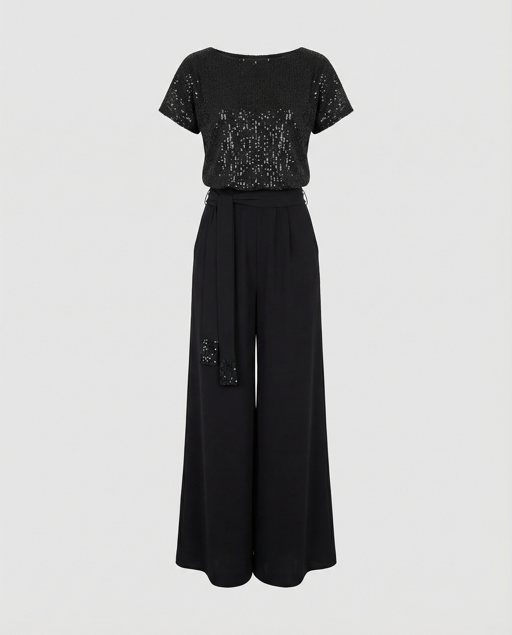 Glitter Jumpsuit Women Elegant-https://detail.1688.com/offer/841765567875.html-Calm Wears-Black-S-Calm Wears