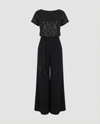 Glitter Jumpsuit Women Elegant-https://detail.1688.com/offer/841765567875.html-Calm Wears-Black-S-Calm Wears