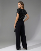 Glitter Jumpsuit Women Elegant-https://detail.1688.com/offer/841765567875.html-Calm Wears-Black-S-Calm Wears