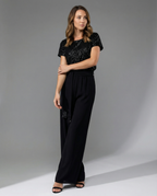 Glitter Jumpsuit Women Elegant-https://detail.1688.com/offer/841765567875.html-Calm Wears-Black-S-Calm Wears