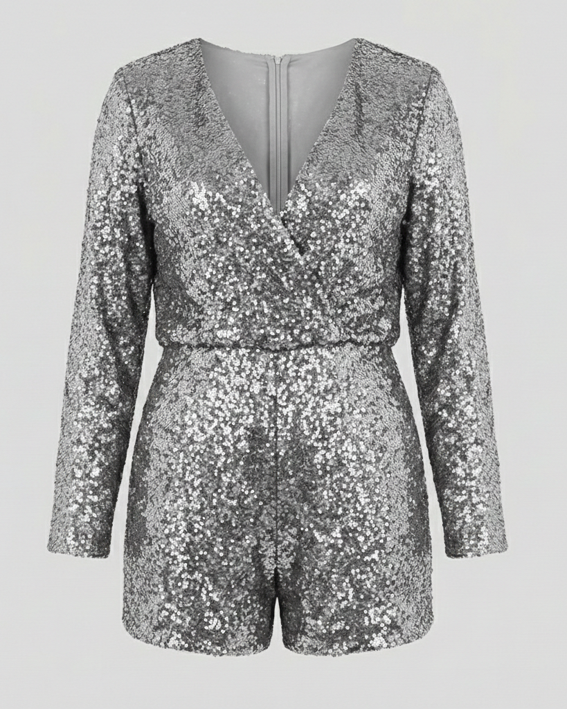Glitter Women's Function Jumpsuit-https://detail.1688.com/offer/754876909773.html-Calm Wears-Silver-S-Calm Wears