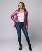 Glittering women's sequin blazer-shopthecic 20251110-Calm Wears-Lilac-XS-Calm Wears