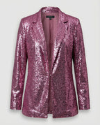 Glittering women's sequin blazer-shopthecic 20251110-Calm Wears-Lilac-XS-Calm Wears