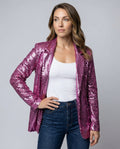 Glittering women's sequin blazer-shopthecic 20251110-Calm Wears-Lilac-XS-Calm Wears