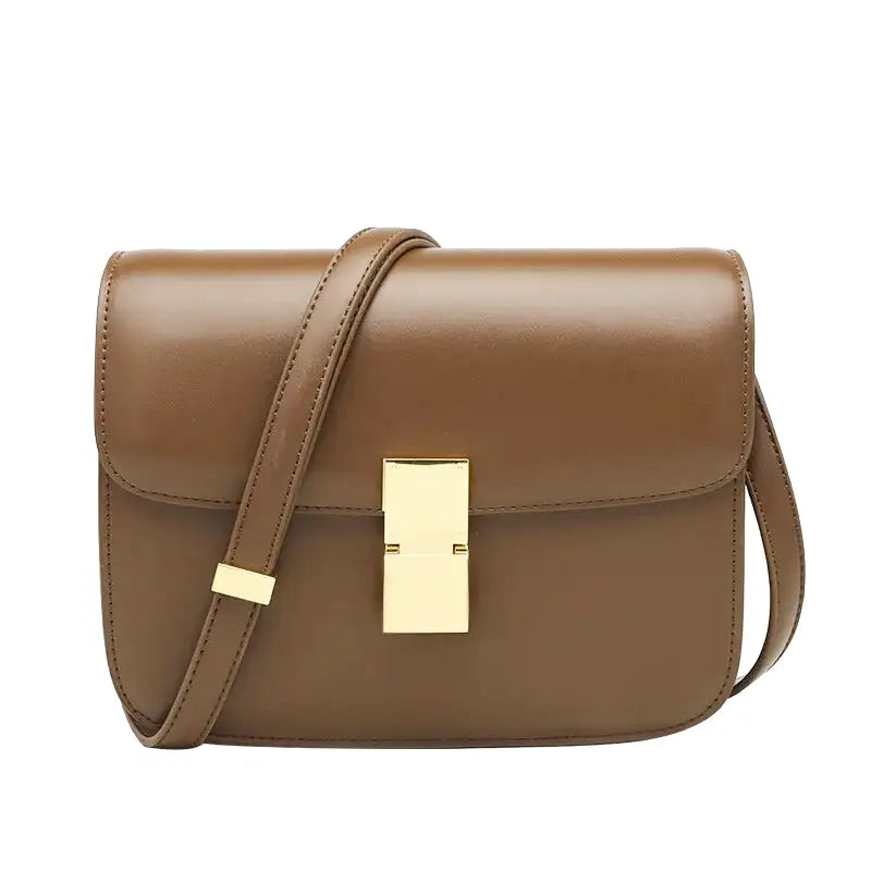 Small Square Shoulder Handbag-dione couture20260421-Calm Wears-Brown-Calm Wears