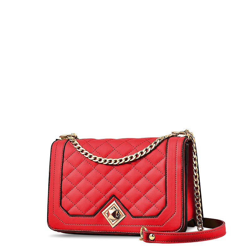 Quilted Chain Crossbody Bag, Small Shoulder Bag-mayfair ellis20260422-Calm Wears-Rot-Calm Wears